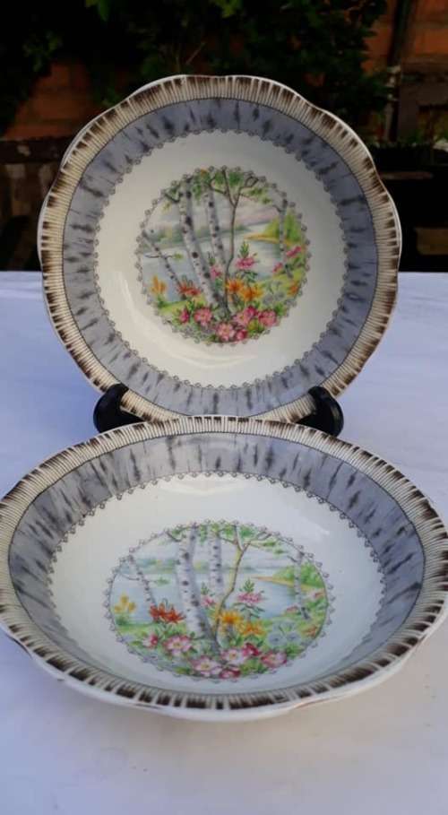 2 x Royal Albert dessert bowls
