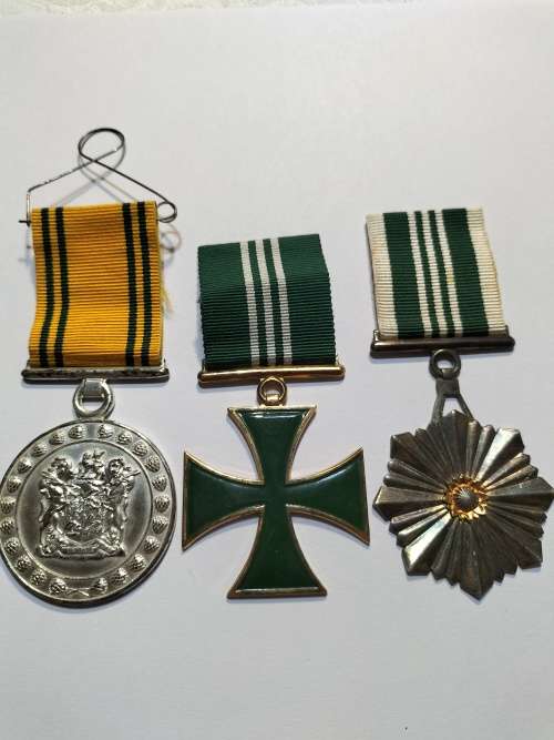 Large/Full Correctional Service Medals with extra ribbons and a metalbar