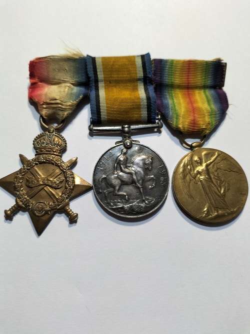 Large World War 1 Medals. Pip, Squeak and Wilfred