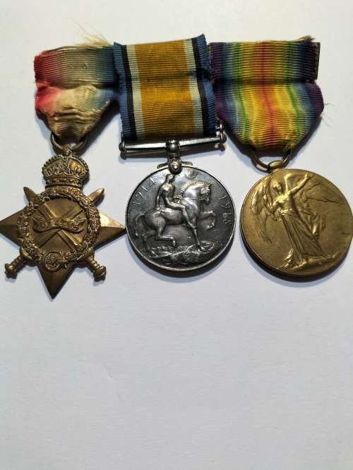 Large World War 1 Medals. Pip, Squeak and Wilfred