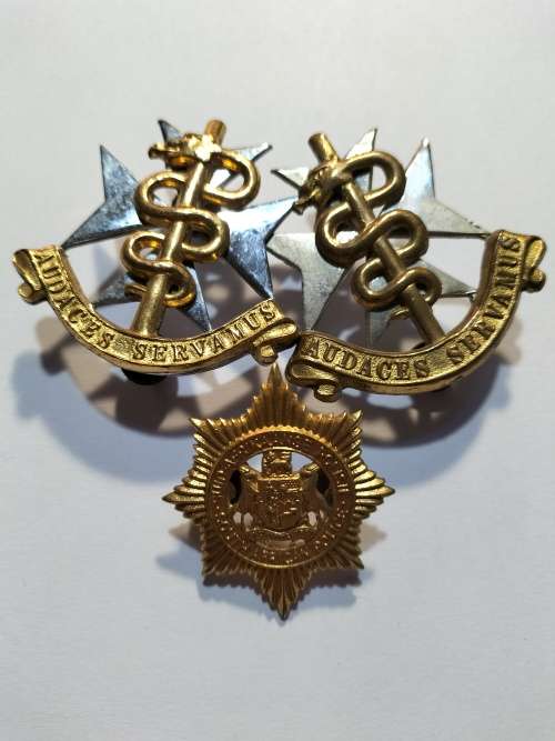 Medical service badges and police badge