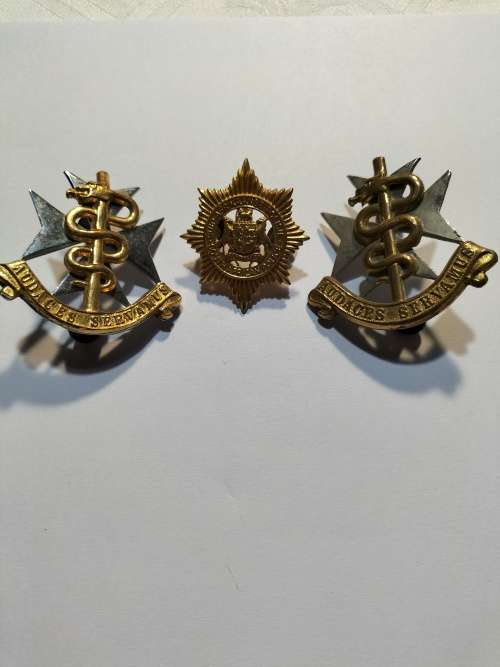 Medical service badges and police badge