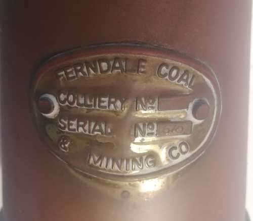 Ferndale mining lamp