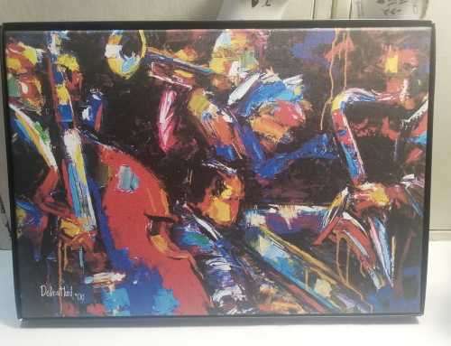 Kervin Cupido and Debra Hurd - Jazz Festival 2009 - limited edition prints on blocked canvas.