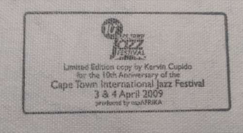 Kervin Cupido and Debra Hurd - Jazz Festival 2009 - limited edition prints on blocked canvas.