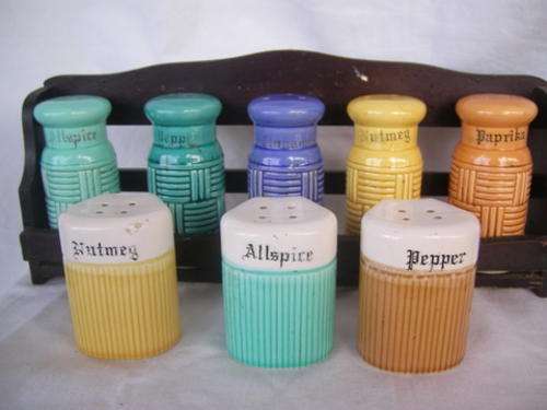 1950's SPICE CANNISTERS