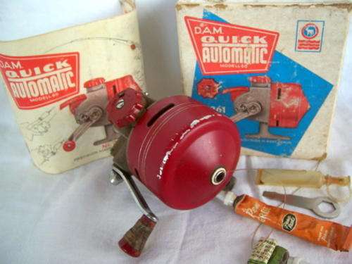 VINTAGE COLLECTORS - DAM QUICK AUTOMATIC REEL / MADE IN WEST- GERMANY