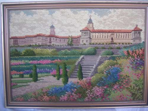 FRAMED UNION BUILDINGS IN SUMMERTIME TAPESTRY