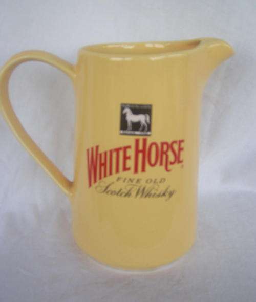 WHITE HORSE CERAMIC WATERJUG