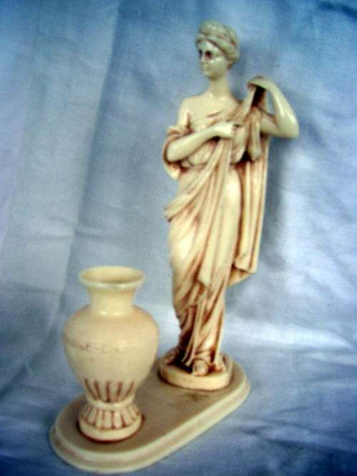 LOVELY GREEK GODDESS WITH VASE