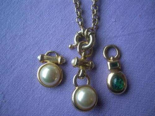 LATE ENTRY - HAVE A LOOK - 3 PENDANTS AND ONE LOVELY G/P CHAIN - STARTING @R1 NO RESERVE