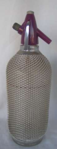 SODA SYPHON WITH PURPLE TOP