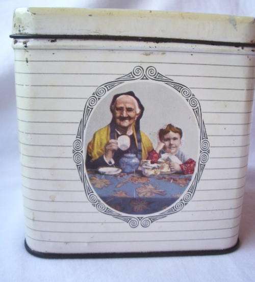MAZAWATEE TEA TIN IN  VERY GOOD CONDITION