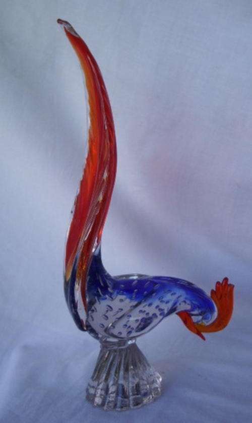 STUNNING LARGE MURANO ROOSTER