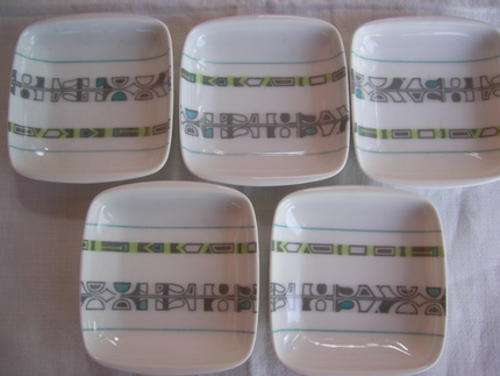 ROSENTHAL STUDIO LINIE - SET OF FIVE APERITIF PLATES - AS NEW