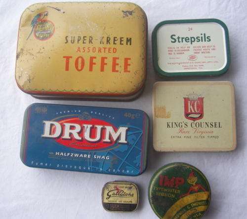 STUNNING LITTLE COLLECTION OF TINS