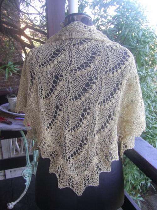 MAGIC GOLD SHAWL - TOO BEAUTIFUL