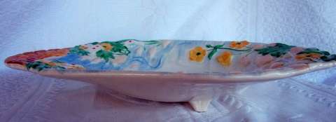 ABSOLUTELY FABULOUS HANDPAINTED CLARICE CLIFF