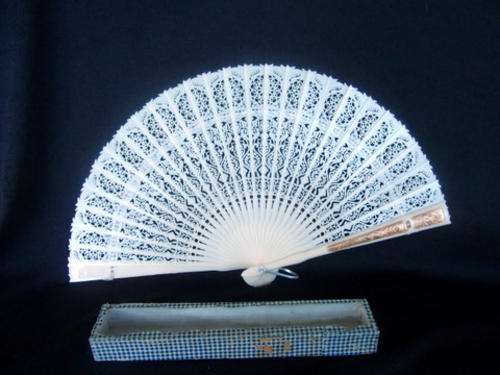 BEAUTIFUL FAN  Faux ivory fan for the real lady.