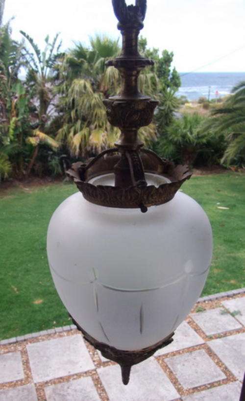 A  BEAUTIFUL AND OLD CEILING LAMP - WOW - HAVE A LOOK