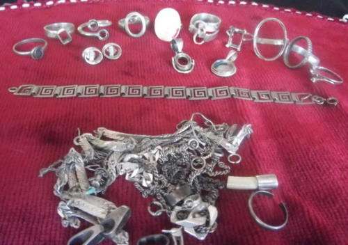A LOT OF SCRAP SILVER - SOME INTERESTING PIECES