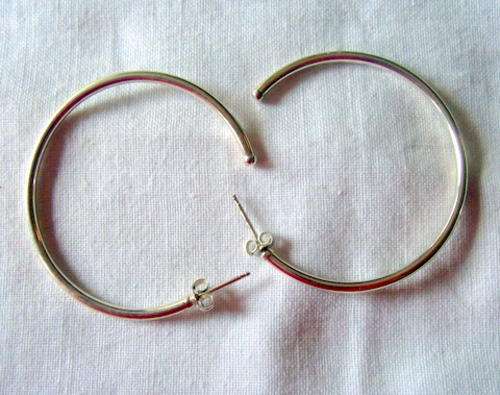 PERFECT STERLING SILVER HOOPS