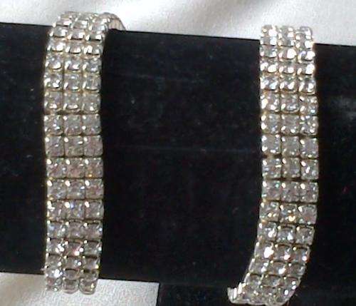 Triple String Diamante Bracelet