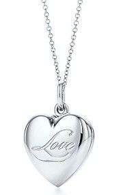 Small heart locket with chain - 925 Silver plated