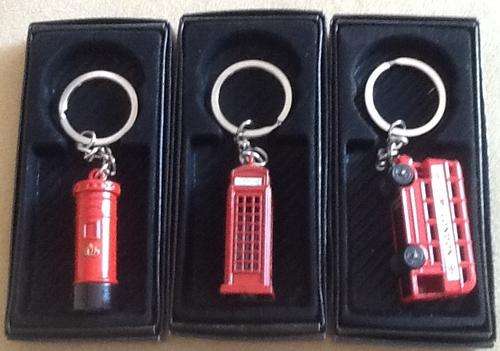 Set of 3 Keyrings