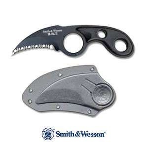Smith & Wesson SWHRT2B Black HRT Hostage Rescue Team Badge Knife