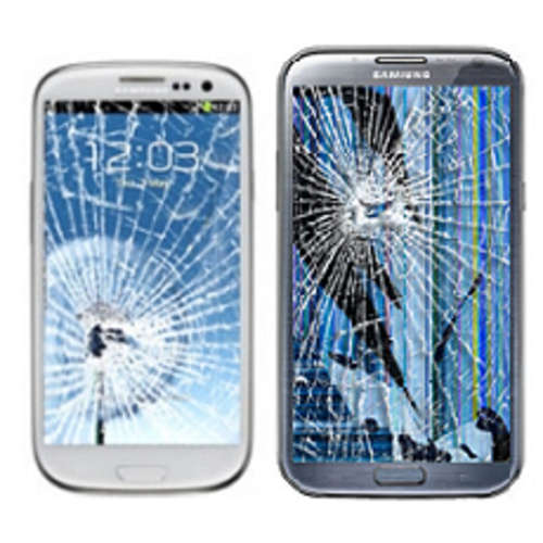 REPLACEMENT SCREEN for: Samsung S2, S3, S3mini, S4, S4mini, or Note2
