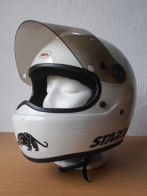 Evel Knievel vintage Bell Star helmet, 1975