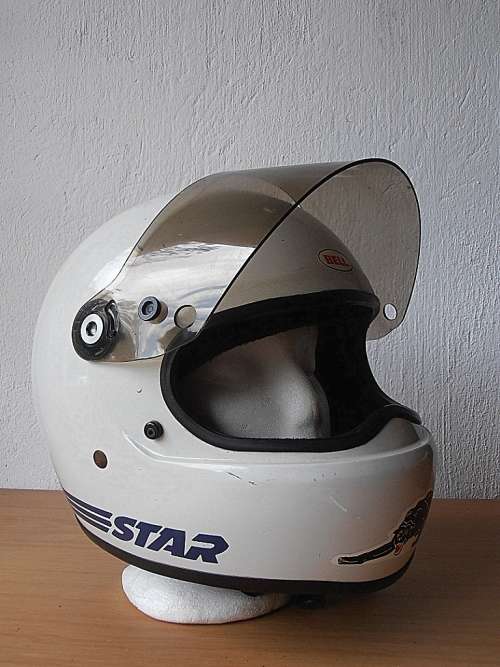 Evel Knievel vintage Bell Star helmet, 1975