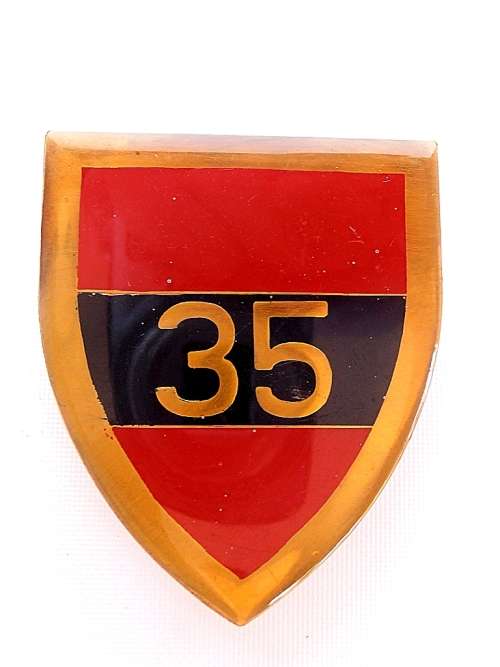 35 Engineer Support Regiment Gold Type 2nd issue flash, badge