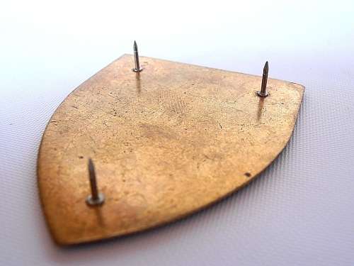 35 Engineer Support Regiment Gold Type 2nd issue flash, badge