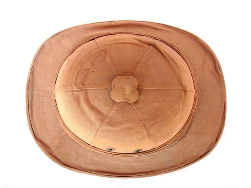 Vintage sun helmet, pith helmet, M. E. Stores Johannesburg