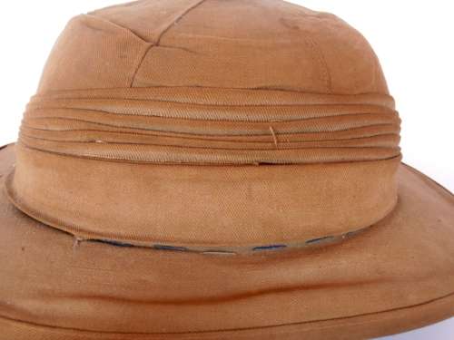 Vintage sun helmet, pith helmet, M. E. Stores Johannesburg