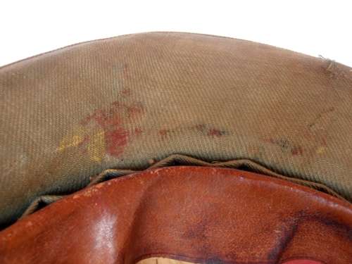 Vintage sun helmet, pith helmet, M. E. Stores Johannesburg