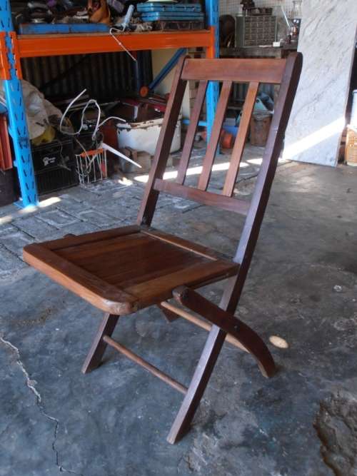 Small vintage folding chair from a Free State farm