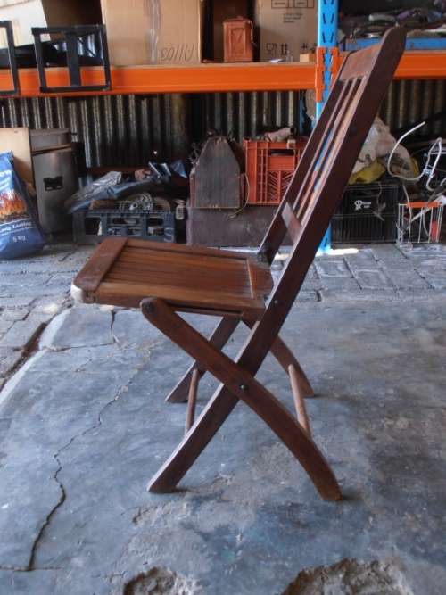 Small vintage folding chair from a Free State farm