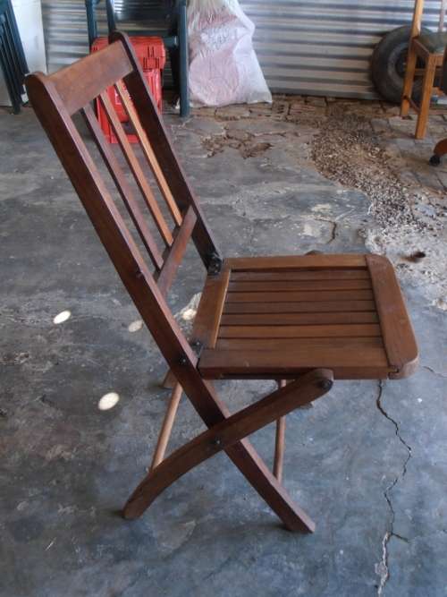 Small vintage folding chair from a Free State farm