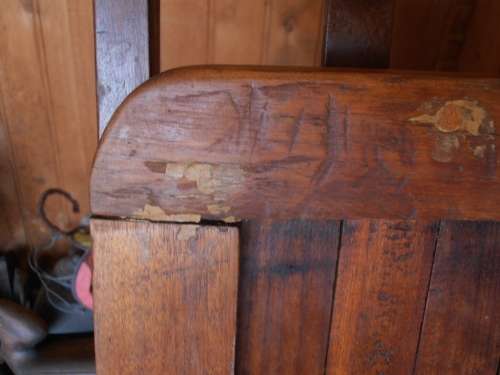 Small vintage folding chair from a Free State farm