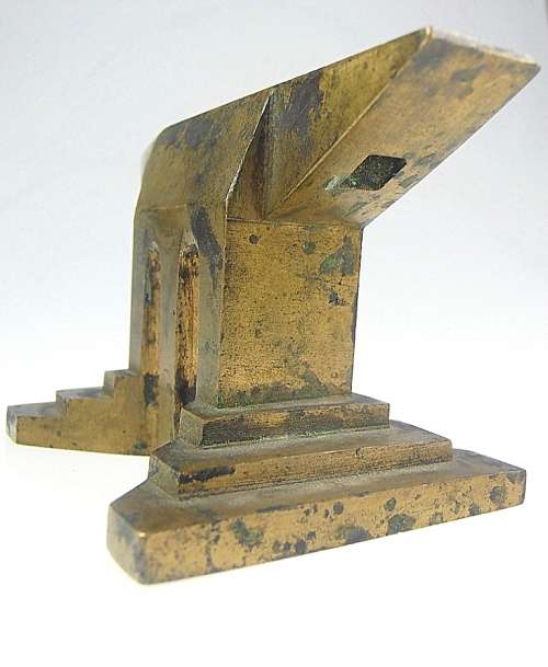 Beautiful miniature art deco watchmaker's/jeweller's ANVIL