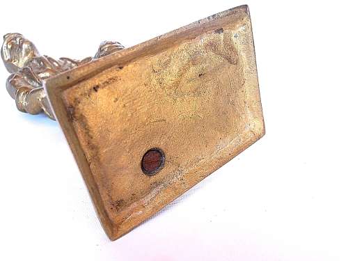 Brass miner figurine, height 18 cm