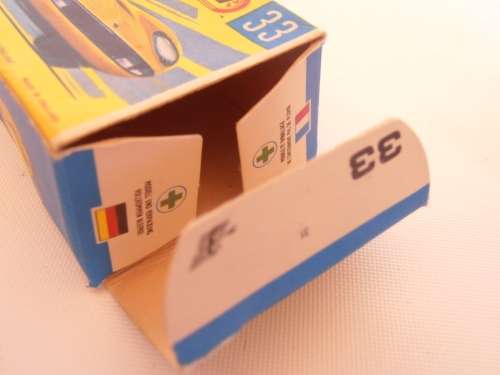 Vintage Matchbox Lamborghini Miura No33 with original box