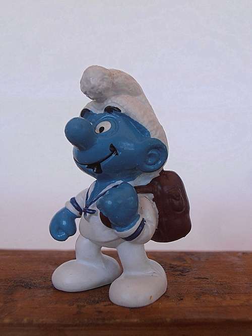 20185 Sailor Smurf, Vintage Smurfs figure, Shipping will only be charged once!