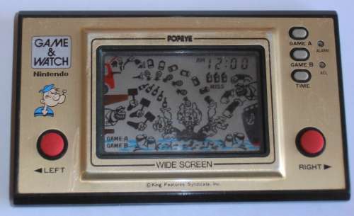NINTENDO POPEYE, 1981 Game & Watch