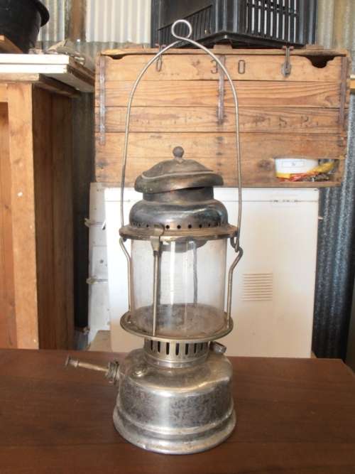 Vintage Radius No. 119 lamp with glass, large, made in Sweden