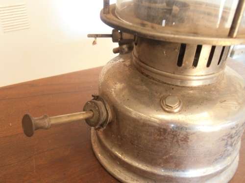 Vintage Radius No. 119 lamp with glass, large, made in Sweden