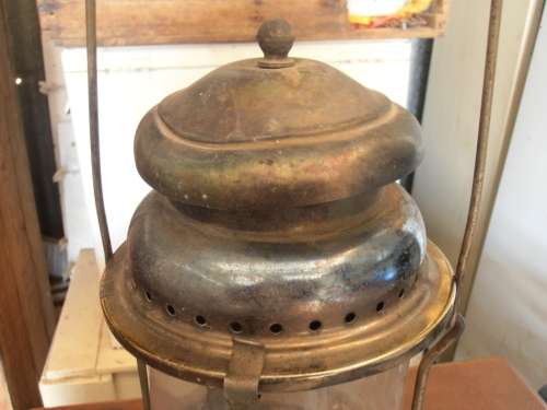 Vintage Radius No. 119 lamp with glass, large, made in Sweden